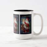 Le père noël avec l'enfant du Christ Mug