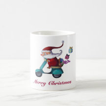 Le père noël Scooterist Mugs