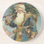 Le père noël victorien vintage avec l'arbre de Noë Dessous De Verres
