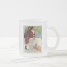 Le père noël vintage tasse à café