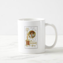 Le père noël vintage tasse à café