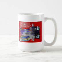 Le père, ont un jour merveilleux tasses
