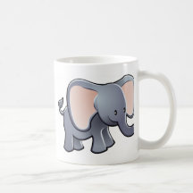le personnage de dessin animé des enfants aimables mugs