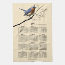 Le petit bleu d'oiseau, 2012 classent la serviette serviettes pour les mains