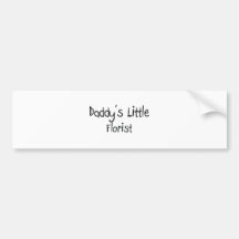 Le petit fleuriste du papa adhésifs pour voiture