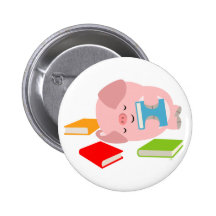 Le petit insigne de bouton d'amoureux des livres ( pin's avec agrafe