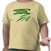 Le petit monstre de la maman t-shirts