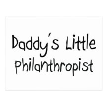 Le petit philanthrope du papa cartes postales