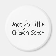 Le petit poulet Sexer du papa Aimants Pour Réfrigérateur
