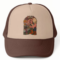 Le petit rêveur - hommes de navire de guerre et de casquettes