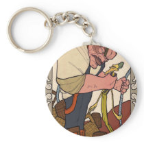 Le petit rêveur - M. Warship et M. Wire porte-clés