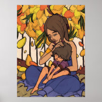 Le petit rêveur - mère et enfant posters
