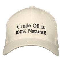 Le pétrole brut est 100% naturel ! casquette de baseball