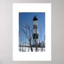 Le phare d'île de Bodie Affiche