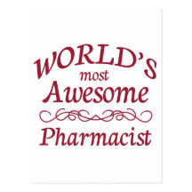 Le pharmacien le plus impressionnant du monde carte postale