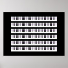 Le piano verrouille l'affiche