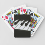 Le piano verrouille le jeu de Bicycle® de musique Jeux De Cartes