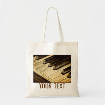 Le piano vintage verrouille le sac fourre-tout