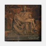 Le Pieta de Michaël Angelo Aimant Pour Réfrigérateur