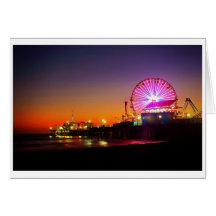 Le pilier de Santa Monica Carte De Vœux