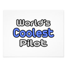 Le pilote le plus frais du monde cartons d'invitation