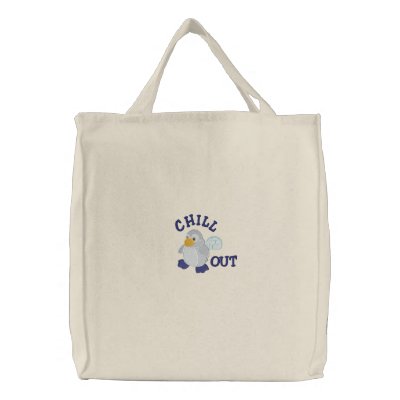 Le pingouin et l'igloo mignons de bébé REFROIDISSE Sacs En Toile Le pingouin et l'igloo mignons de bébé REFROIDISSE Sacs En Toile