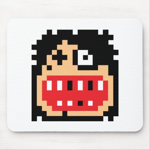 Le pixel a battu le joueur de hockey tapis de souris