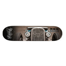 Le Pixeleye - hot rod III d'III Skateboards Personnalisés