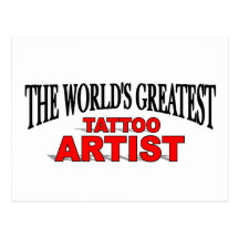 Le plus grand artiste de Tatoo du monde Carte Postale