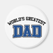 Le plus grand bleu d'aimant de papa des mondes