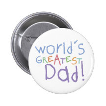 Le plus grand bouton de papa d'enfants badge avec épingle