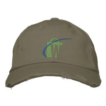 Le plus grand chapeau olive brodé de Chino des mon Casquette Brodée