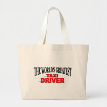 Le plus grand chauffeur de taxi du monde sacs en toile