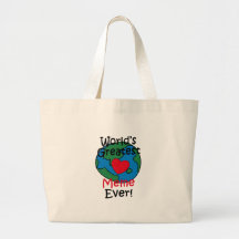 Le plus grand coeur de Meme du monde Sacs En Toile