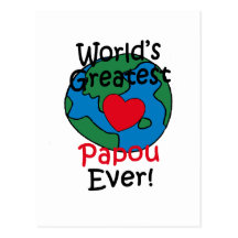 Le plus grand coeur de Papou du monde Carte Postale