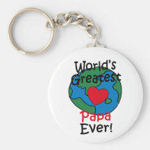 Le plus grand coeur du papa du monde porte-clé