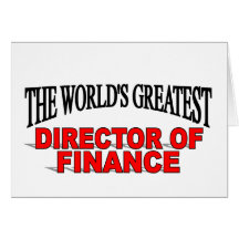 Le plus grand directeur du monde des finances carte de vœux