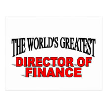 Le plus grand directeur du monde des finances carte postale