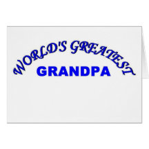 Le plus grand grand-papa du monde carte de vœux