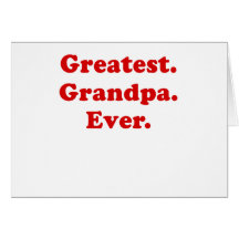 Le plus grand grand-papa jamais carte