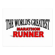 Le plus grand marathonien du monde carte postale