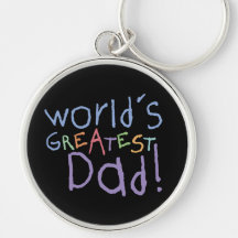 Le plus grand papa Keychain d'enfants Porte-clés