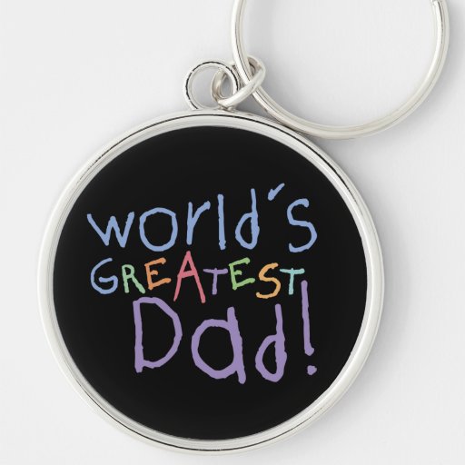 Le plus grand papa Keychain d'enfants Porte-clés