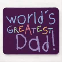 Le plus grand papa Mousepad d'enfants Tapis De Souris