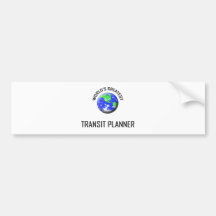 Le plus grand planificateur du transit du monde autocollants pour voiture