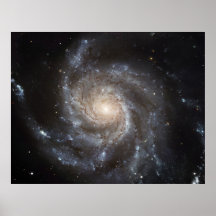 Le plus grand portrait de la galaxie de Hubble Affiche
