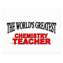 Le plus grand professeur de la chimie du monde carte postale