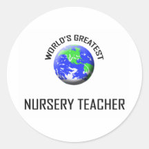 Le plus grand professeur de la crèche du monde autocollants