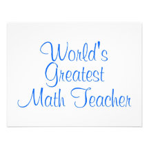 Le plus grand professeur de maths des mondes faire-part