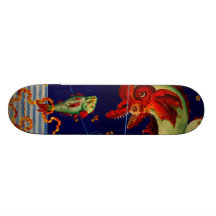 Le poisson de monstre de mer tient le premier rôle skateboards personnalisables